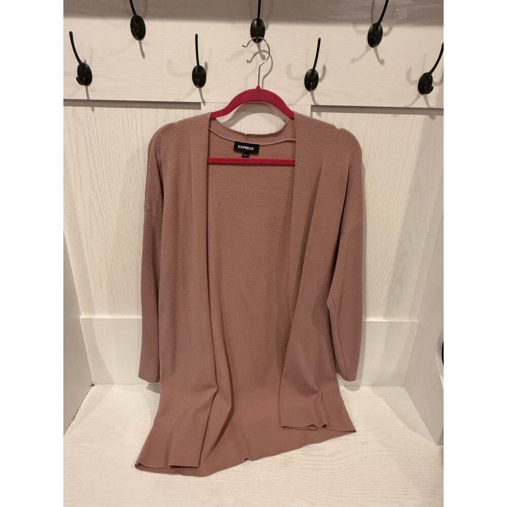 Express medium dusty rose cardigan